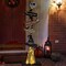 Lighted Wooden Witch’s Broom for Indoor Outdoor Porch Yard Decor
